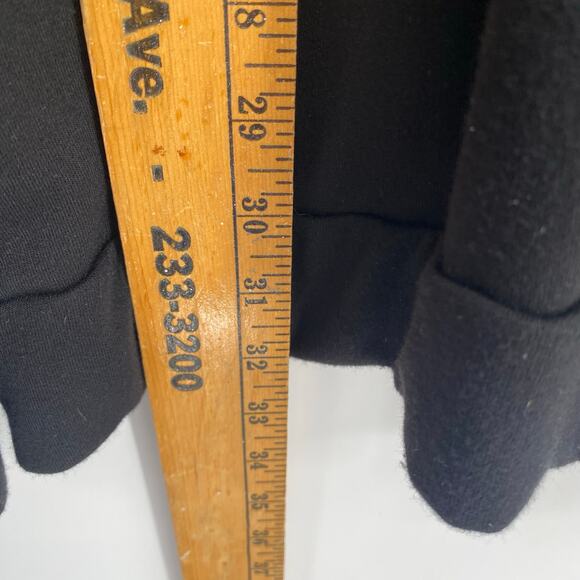 Good hYOUman Top women’s XL Oversized Black Cowl Neck Oversized Bkack Pullover - Picture 6 of 8